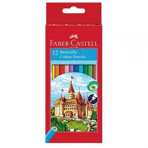 Faber-Castell farveblyanter - 12 farver, sekskantet (5 pakker)