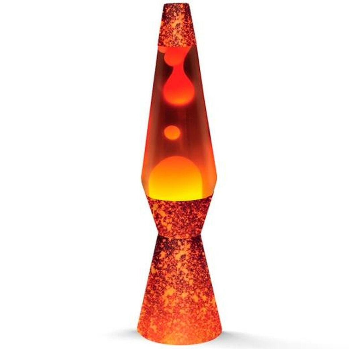 Lava Lampe iTotal Krystal Rød Orange Plastik 25 W (40 cm)
