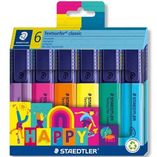 Staedtler Textsurfer Classic Happy Line - markeringstuscher, 10 stk