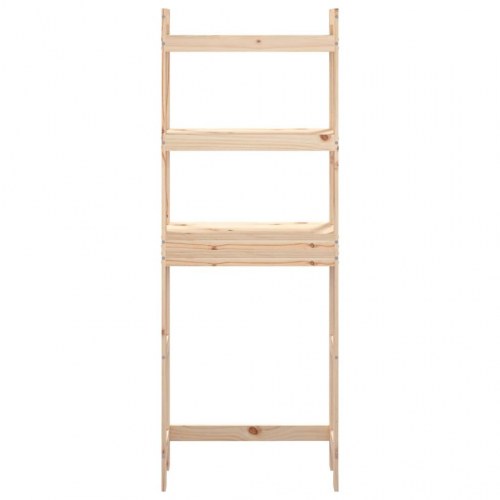 Toiletstativ 63x26x171 cm massivt fyrretræ