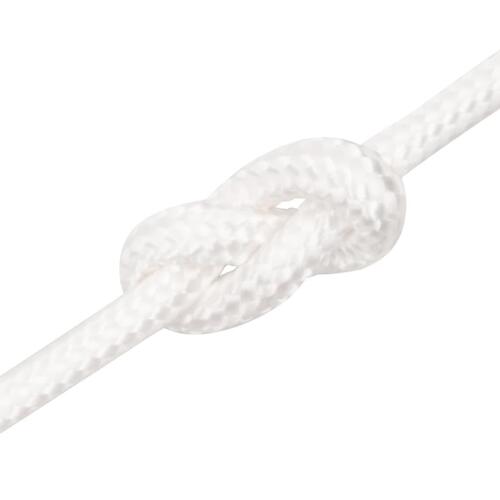 Tovværk til båd 8 mm 50 m polypropylen hvid