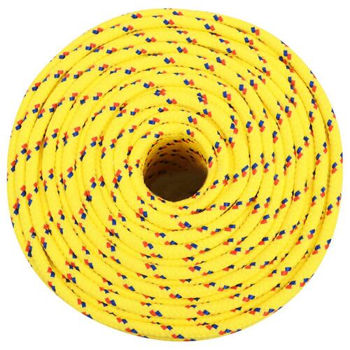 Tovværk til båd 8 mm 100 m polypropylen gul