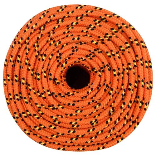 Tovværk til båd 8 mm 50 m polypropylen orange
