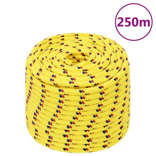 Tovværk til båd 14 mm - 250 m polypropylen, gul