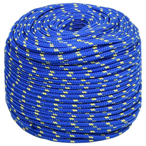 Tovværk til båd 10 mm 25 m polypropylen blå