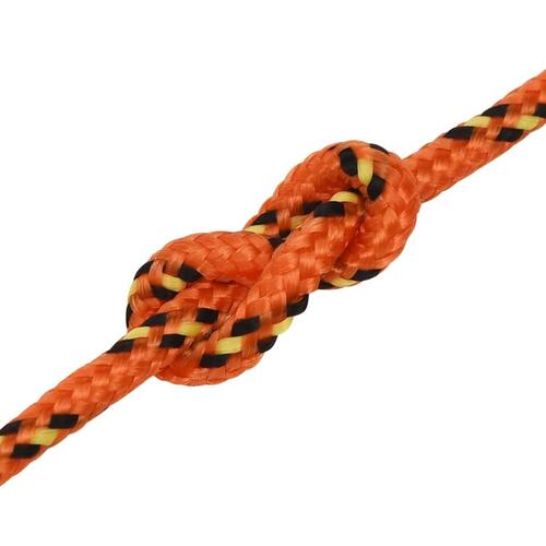 Tovværk til båd 4 mm 25 m polypropylen orange