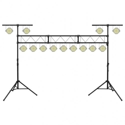 Lampestativ 438x115x(180-300) cm stål
