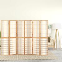 6-panels rumdeler 240x170 cm foldbar japansk stil