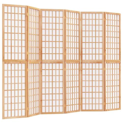 6-panels rumdeler 240x170 cm foldbar japansk stil