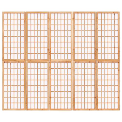 5-panels rumdeler 200x170 cm foldbar japansk stil