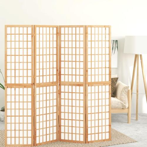 4-panels rumdeler 160x170 cm foldbar japansk stil