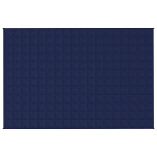 Tyngdetæppe 120x180 cm 5 kg stof blå