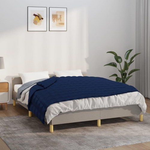 Tyngdetæppe 120 × 180 cm - 9 kg - blå bomuld