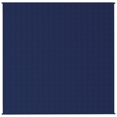 Tyngdetæppe i bomuld - 200 × 200 cm, 9 kg, blå