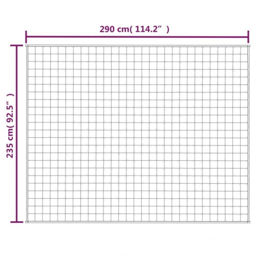 Tyngdetæppe i bomuld - 235 × 290 cm, 11 kg, blå