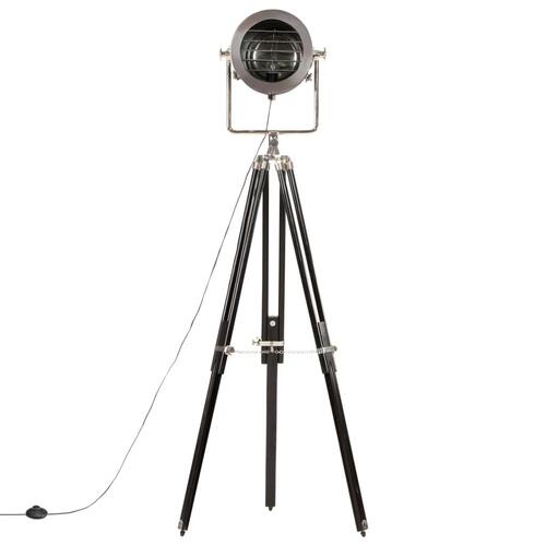 Gulvlampe med trefod 171 cm massivt mangotræ