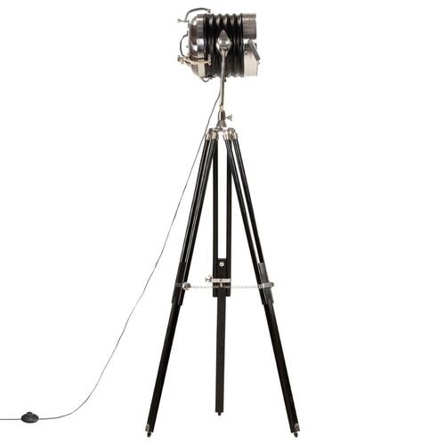 Gulvlampe med trefod 171 cm massivt mangotræ