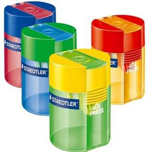 Staedtler blyantspidser med beholder - plastik, 10 stk.