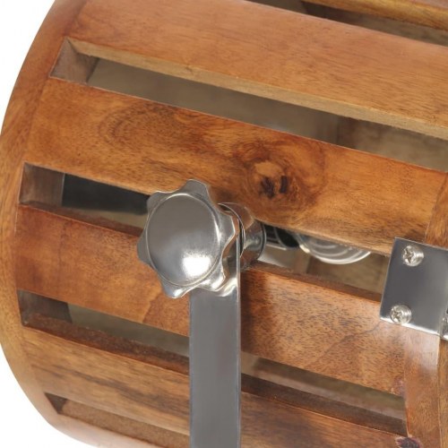 Gulvlampe med trefod 186 cm massivt mangotræ