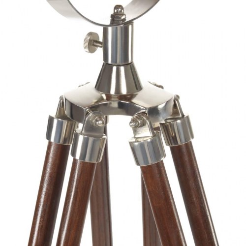 Gulvlampe med trefod 186 cm massivt mangotræ