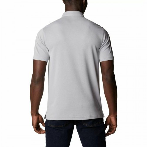 Kortærmet Polotrøje til Mænd Columbia Nelson Point™ Grå - XL