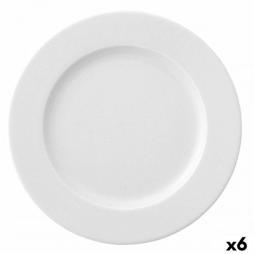 Ariane Prime flad middagstallerken, hvid keramik Ø 31 cm - 6 stk.