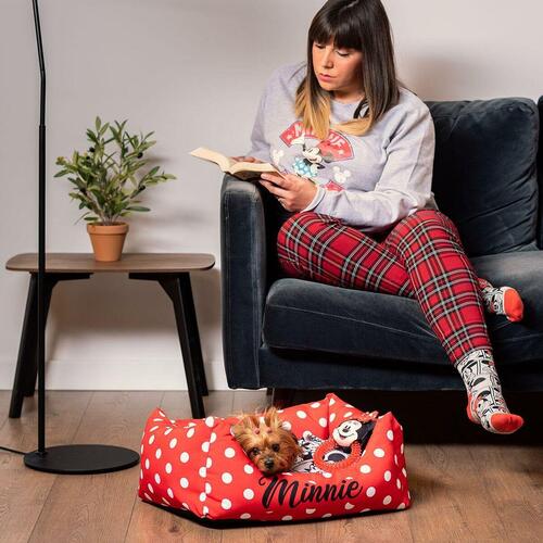 Legetøj til hunde Minnie Mouse Rød 100 % polyester