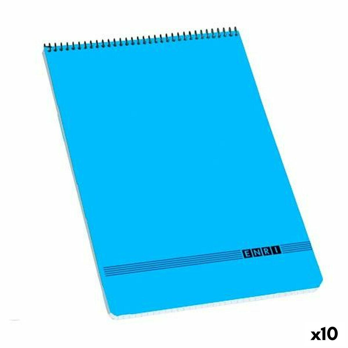 Notesbog Enri 80 Ark Blå 10 Enheder