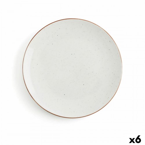 Ariane Terra middagstallerken i keramik, beige Ø 27 cm - 6 stk.