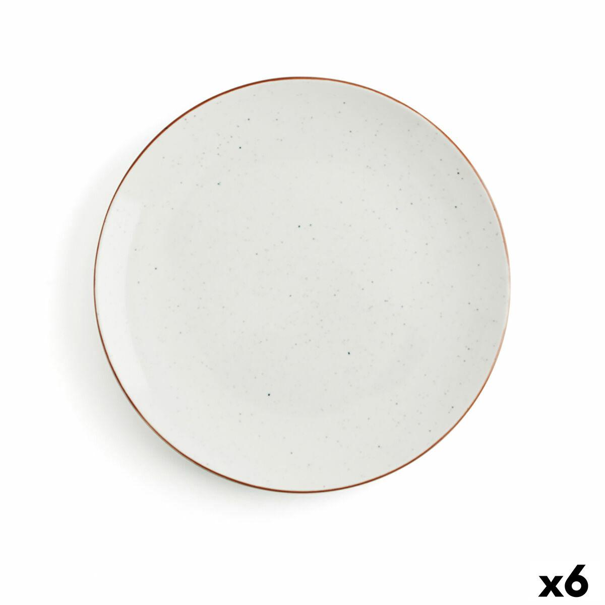 Ariane Terra middagstallerken i keramik, beige Ø 27 cm - 6 stk.