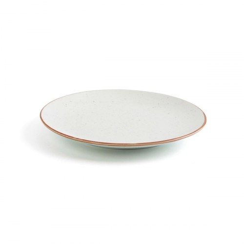 Ariane Terra flad middagstallerken, beige keramik Ø 18 cm - 12 stk.