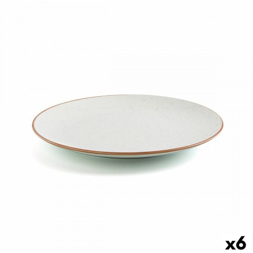 Ariane Terra flad middagstallerken, beige keramik - 24 cm (6 stk.)