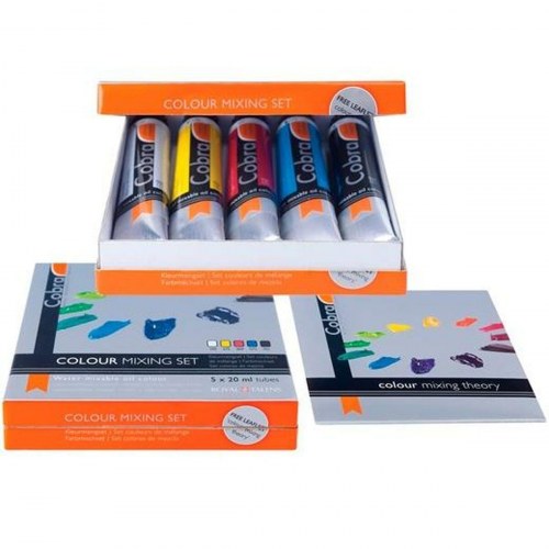 Talens Cobra oliemaling - Colour Mixing sæt, 5 x 20 ml