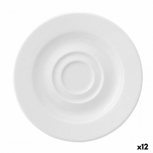 Ariane Prime espresso-underkop i keramik, hvid Ø 13 cm - 12 stk.