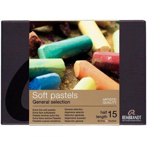 Talens Rembrandt soft pasteller - 15 dele, multifarvet
