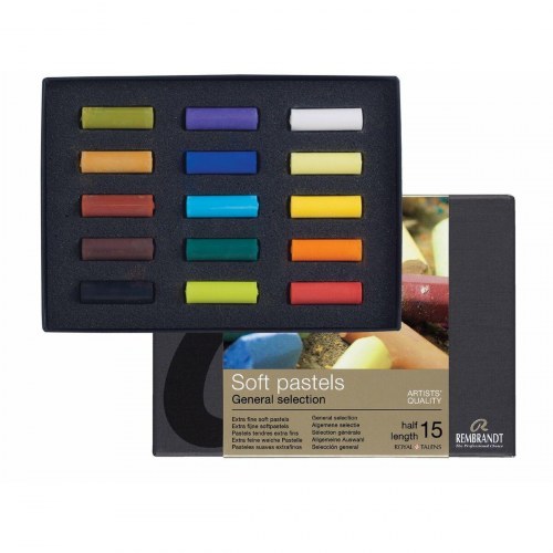 Talens Rembrandt soft pasteller - 15 dele, multifarvet