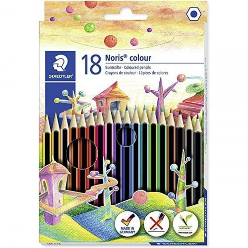 Staedtler Noris Colour Wopex farveblyanter - sæt, 18 farver (5 pakker)
