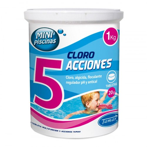 Pool klor Tamar multifunktion - 1 kg tabletter