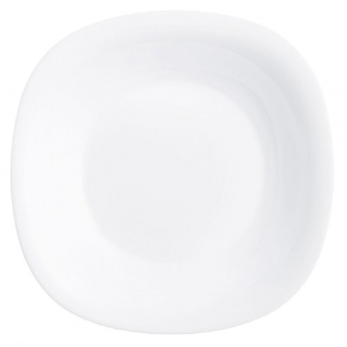 Luminarc Carine dyb tallerken, hvid glas, Ø 23,5 cm - 24 stk.