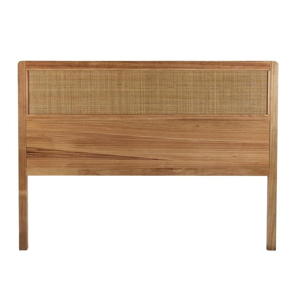 Sengegavl Versa Rattan Paulonia træ (120 x 3,5 x 160 cm)
