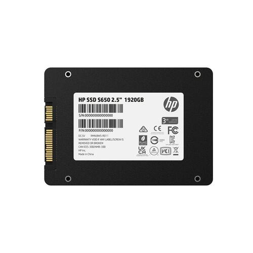 Harddisk HP 345N1AA 1920 GB SSD 2,5"
