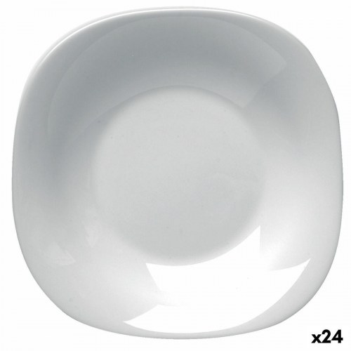 Bormioli Rocco Parma dyb tallerken i glas 23 cm - 24 stk.