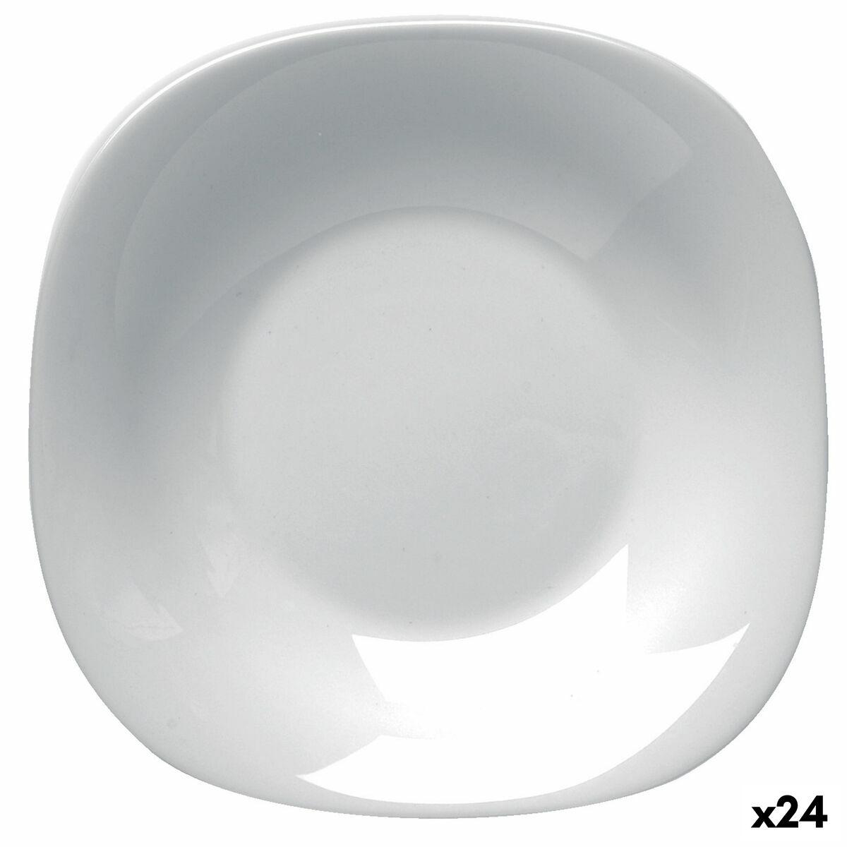 Bormioli Rocco Parma dyb tallerken i glas 23 cm - 24 stk.