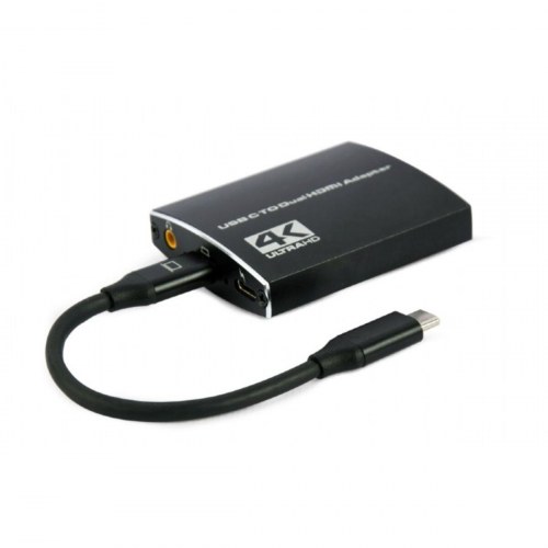 HDMI adapter USB-C til HDMI 4K 60 Hz - GEMBIRD (sort)
