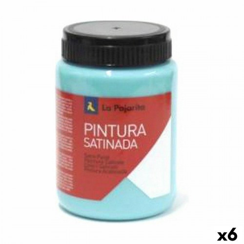 La Pajarita Tempera L-35 - 6 stk. turkisblå, satin