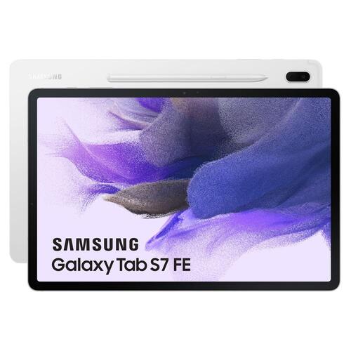 Tablet Samsung Galaxy Tab S7 FE 12.4" Octa Core 6GB RAM 128GB Sølvfarvet 6 GB RAM 12,4" Sølv 1 TB 128 GB