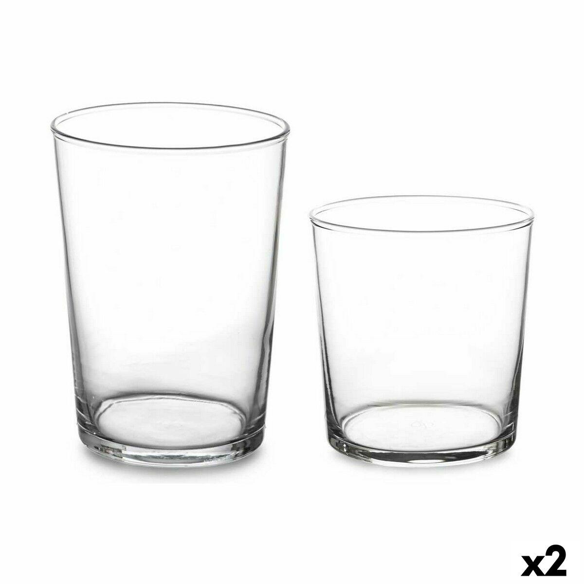 Ølglas Pasabahce Bistro - sæt med 2 glas, 380 ml og 510 ml, gennemsigtig