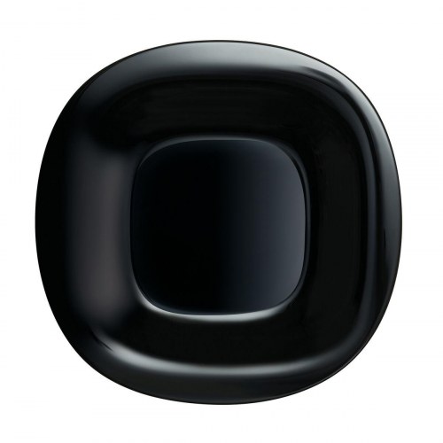 Luminarc Carine Negro middagstallerkener, sort glas Ø 26 cm - 24 stk.
