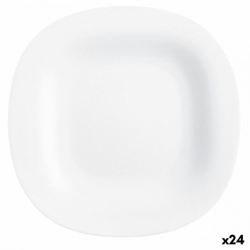 Luminarc Carine desserttallerken - hvid glas, 19 cm (24 stk.)