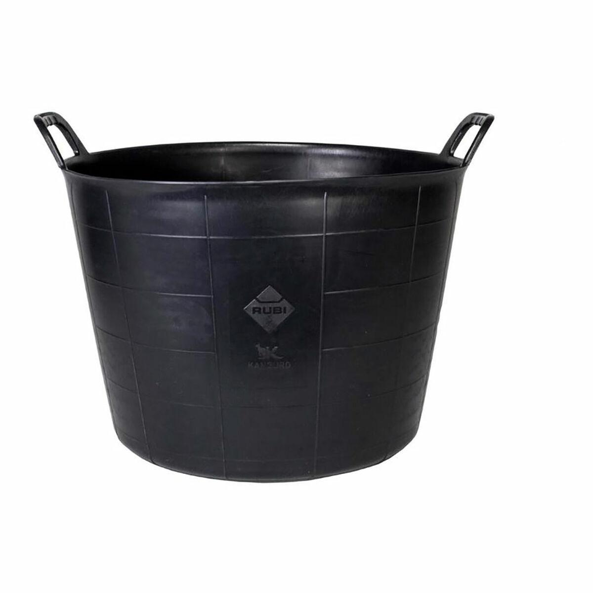 Rubi Heavy Duty plastikkurv 40 L - multifunktionel spand med håndtag
